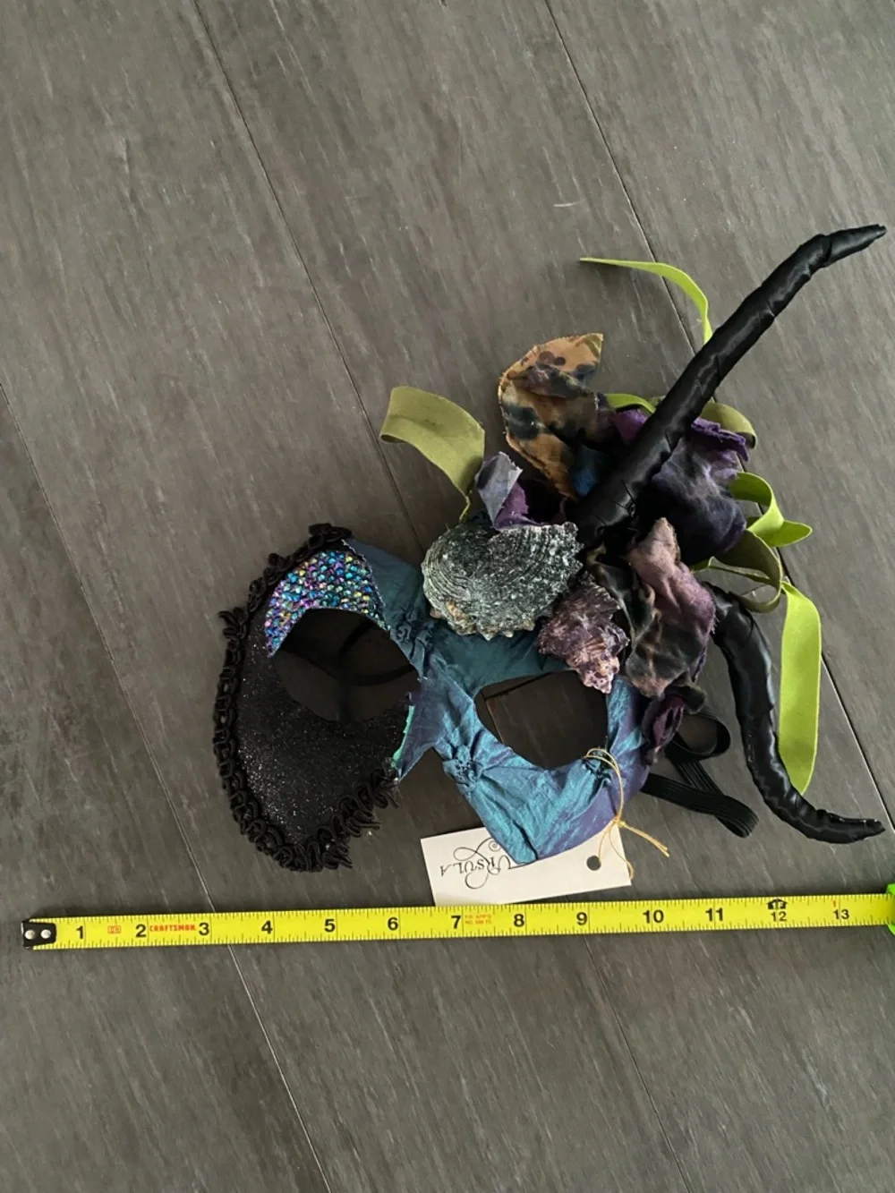 Blue Purple Ursula 🐙Masquerade Face Mask